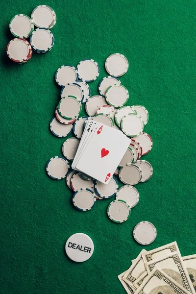 Live Sic Bo table with three dice and betting layout